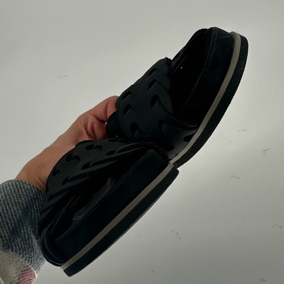 rag & bone Bailey Sport Slides in Black - Picture 5 of 9